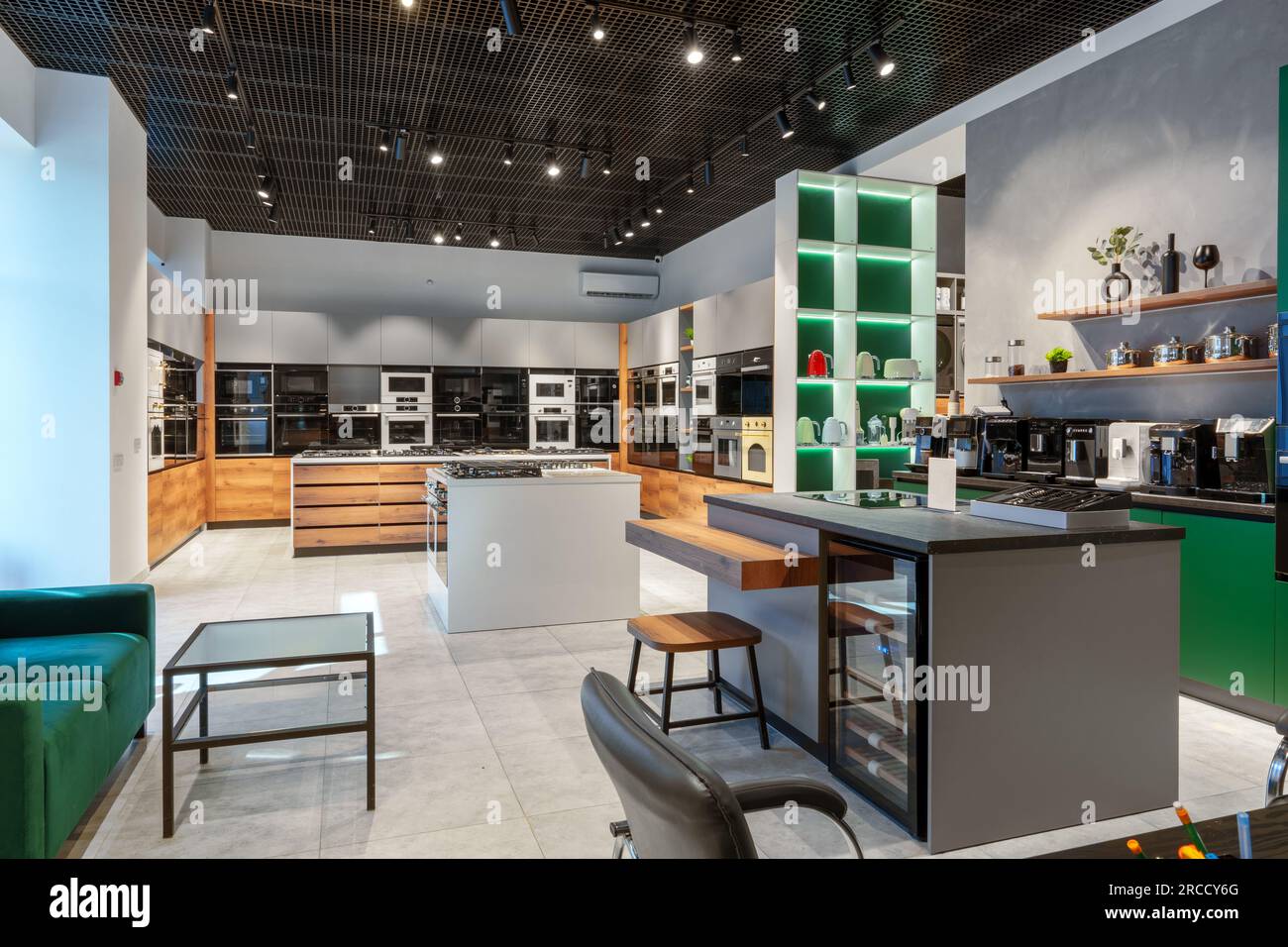 Interior of premium home appliance store in a mall Stock Photo Alamy