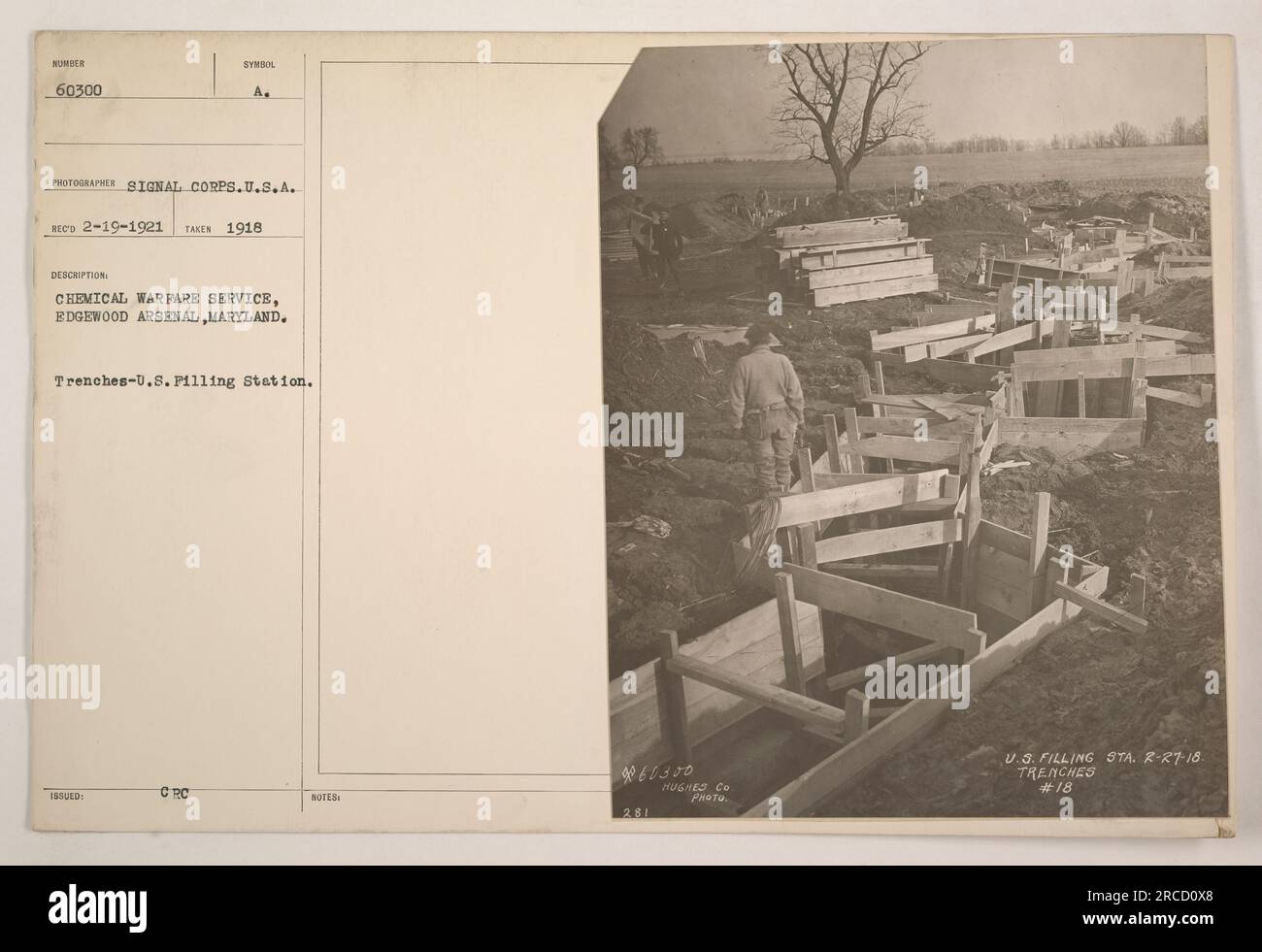 Chemical Warfare Service at Edgewood Arsenal in Maryland, USA. This