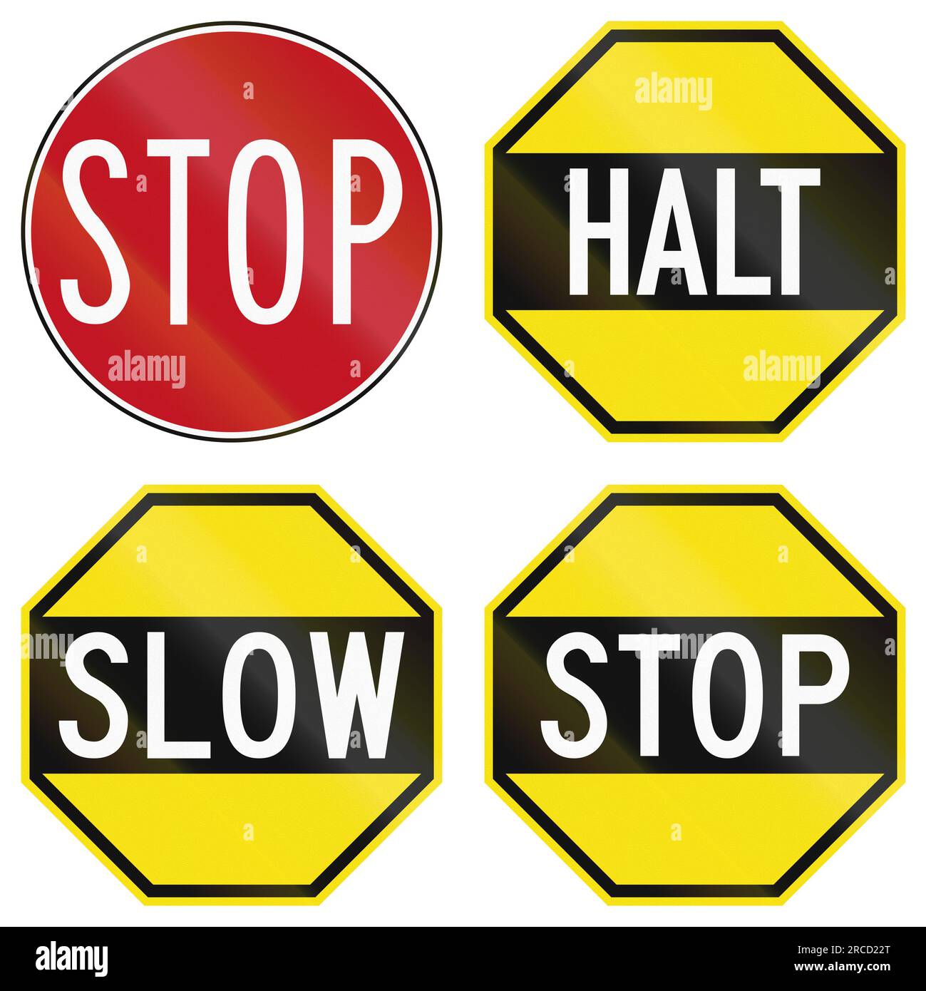 Stop Sign In Australia Stock Photo - Alamy