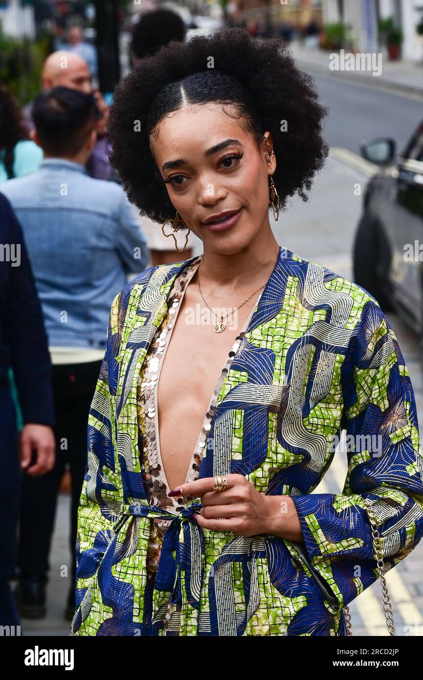 LONDON, ENGLAND - JULY 13: Cassie Clare attends The British Vogue x