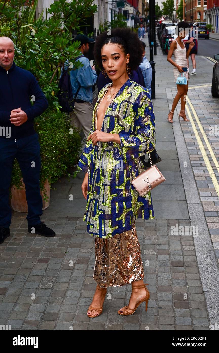 LONDON, ENGLAND - JULY 13: Cassie Clare attends The British Vogue x