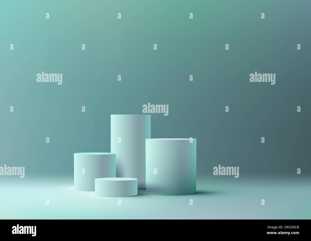 Product display with this clean and minimalistic design on a blue ...