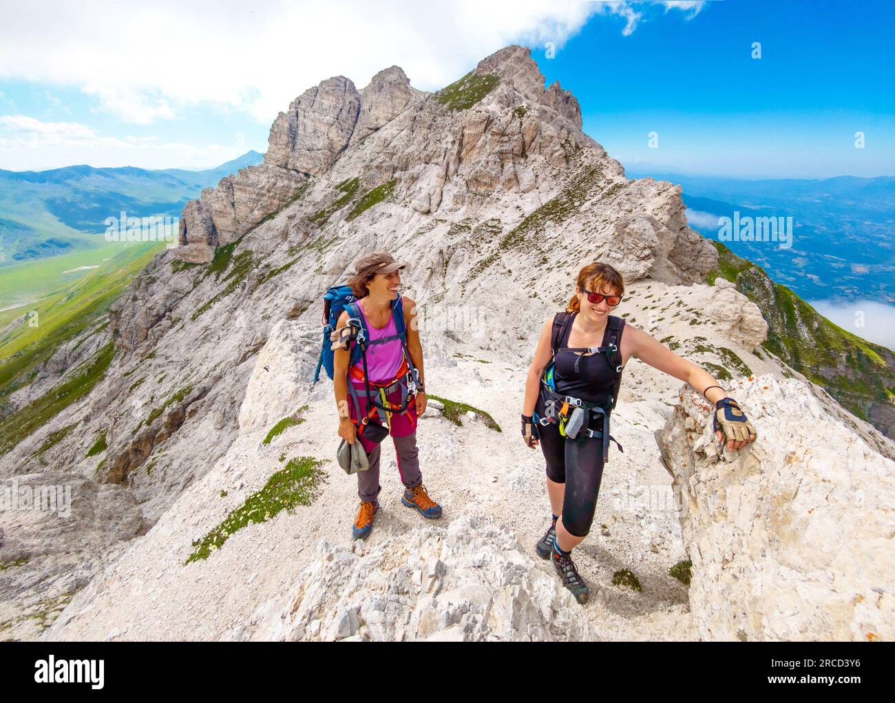 Sentiero Del Centenario Italy A Peak Path In The Mountain Summit Of