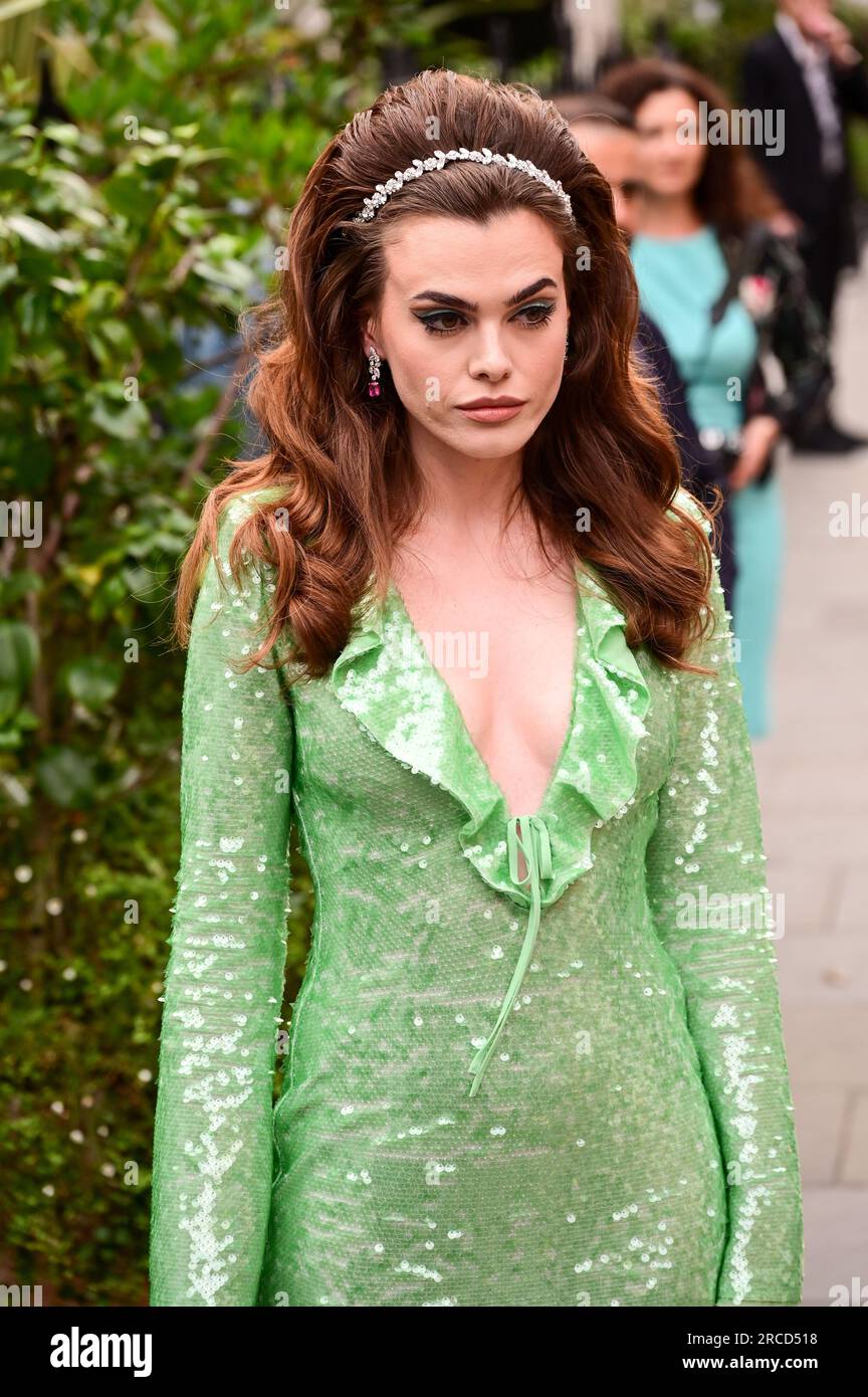 LONDON, ENGLAND - JULY 13: Charli Howard attends The British Vogue x