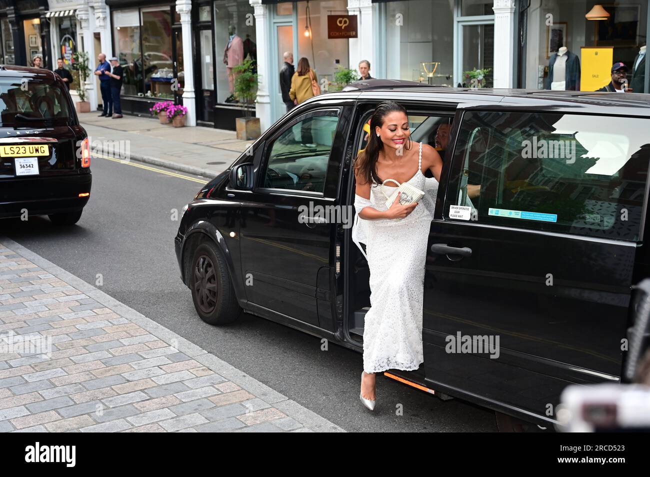 LONDON, ENGLAND - JULY 13: Emma Weymouth attends The British Vogue x