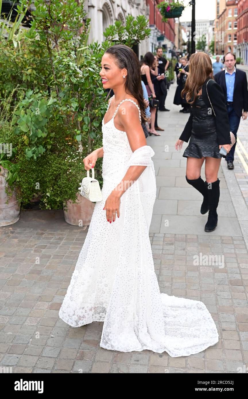 LONDON, ENGLAND - JULY 13: Emma Weymouth attends The British Vogue x