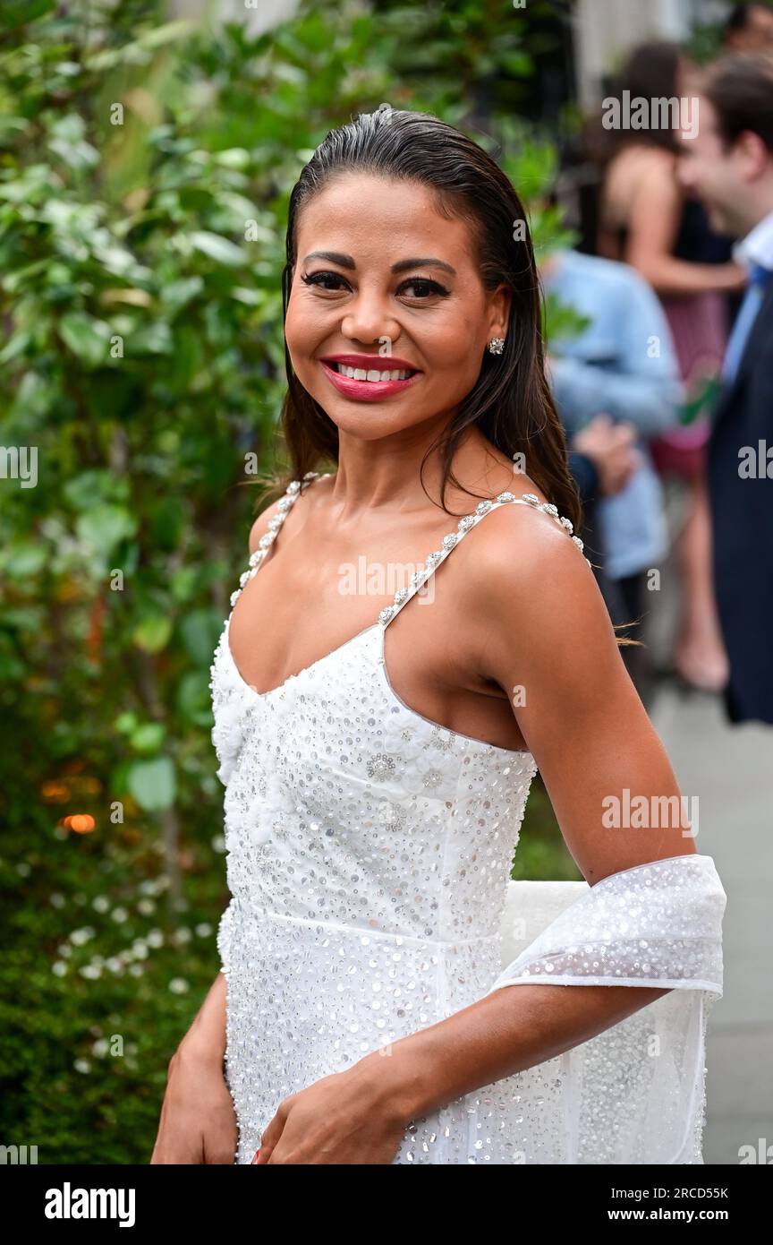 LONDON, ENGLAND - JULY 13: Emma Weymouth attends The British Vogue x
