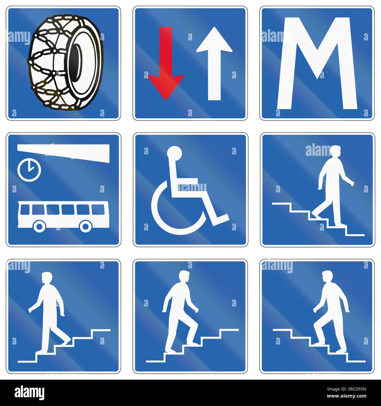 Snow Chains in Iceland Stock Photo Alamy