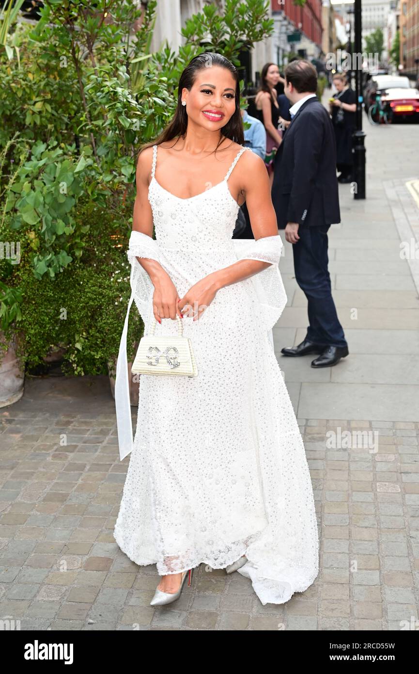 LONDON, ENGLAND - JULY 13: Emma Weymouth attends The British Vogue x