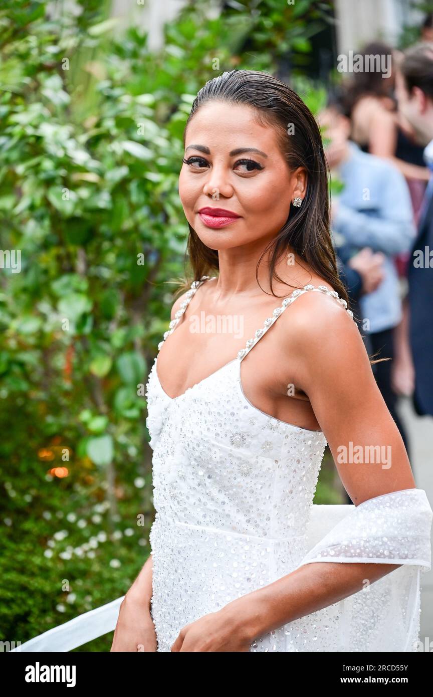 LONDON, ENGLAND - JULY 13: Emma Weymouth attends The British Vogue x self-portrait Summer Party at Chiltern Firehouse on July 13, 2023 in London, England. Credit: See Li/Picture Capital/Alamy Live News Stock Photo