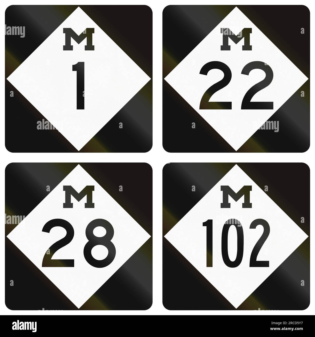 michigan state road signs