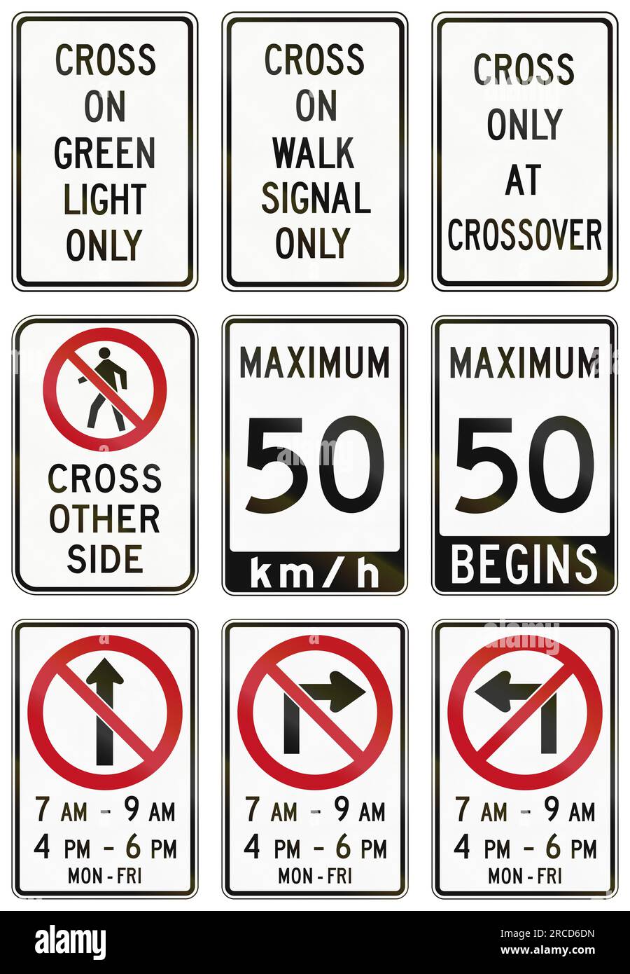 Cross On Green Light in Canada Stock Photo Alamy