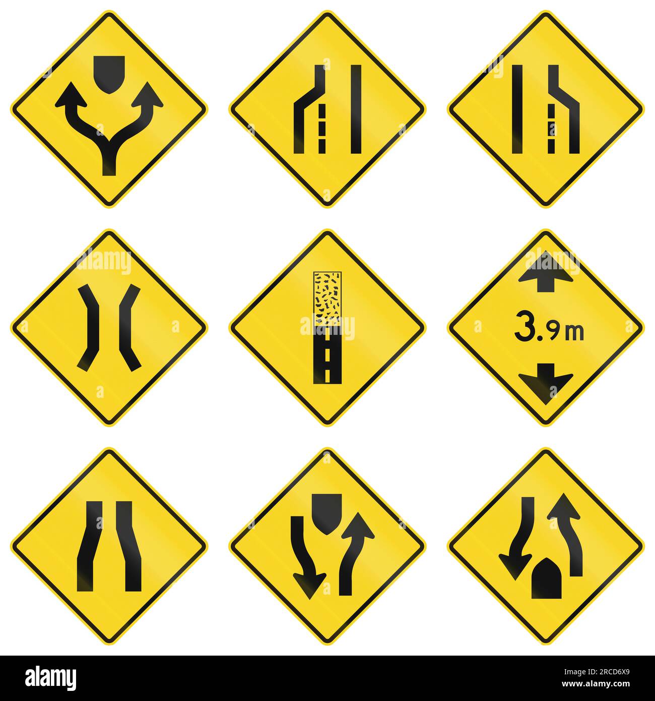 Pass Left Or Right Ahead Stock Photo Alamy