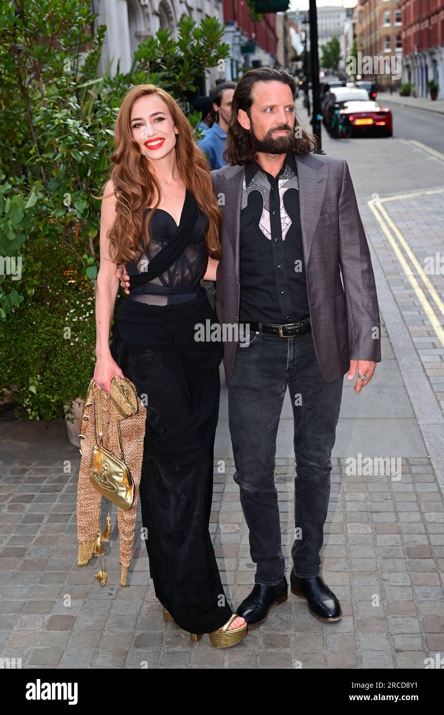 LONDON, ENGLAND - JULY 13: Elizabeth Jagger attends The British Vogue x self-portrait Summer Party at Chiltern Firehouse on July 13, 2023 in London, England. Credit: See Li/Picture Capital/Alamy Live News Stock Photo