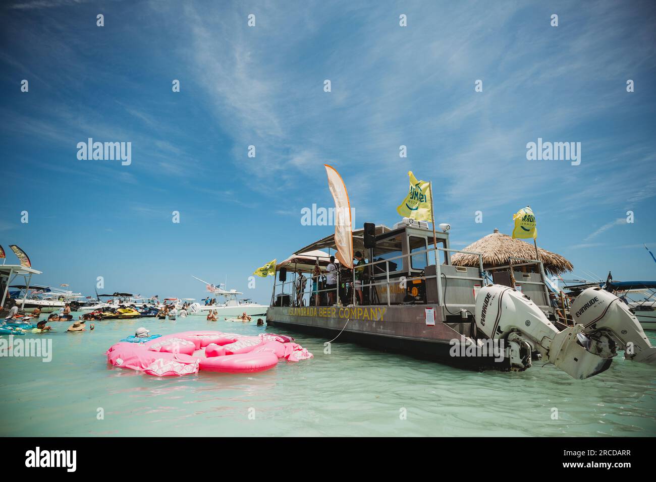Live music in the Florida Keys performed on the water to large crowd ...