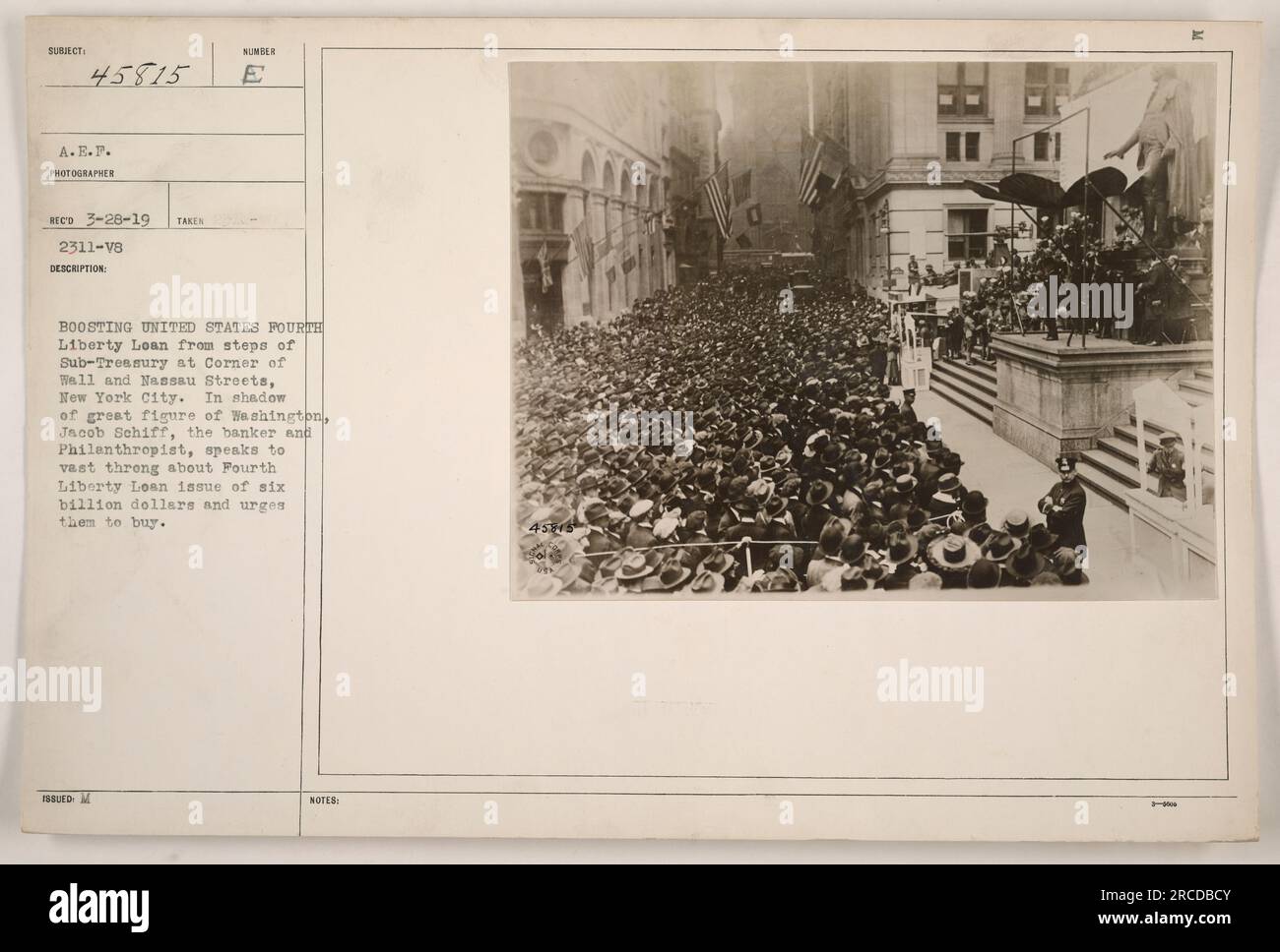 Jacob schiff a prominent banker and philanthropist speaks to a large