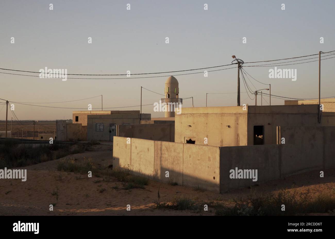 A simulated residential neighborhood at the Tze'elim Urban Warfare ...