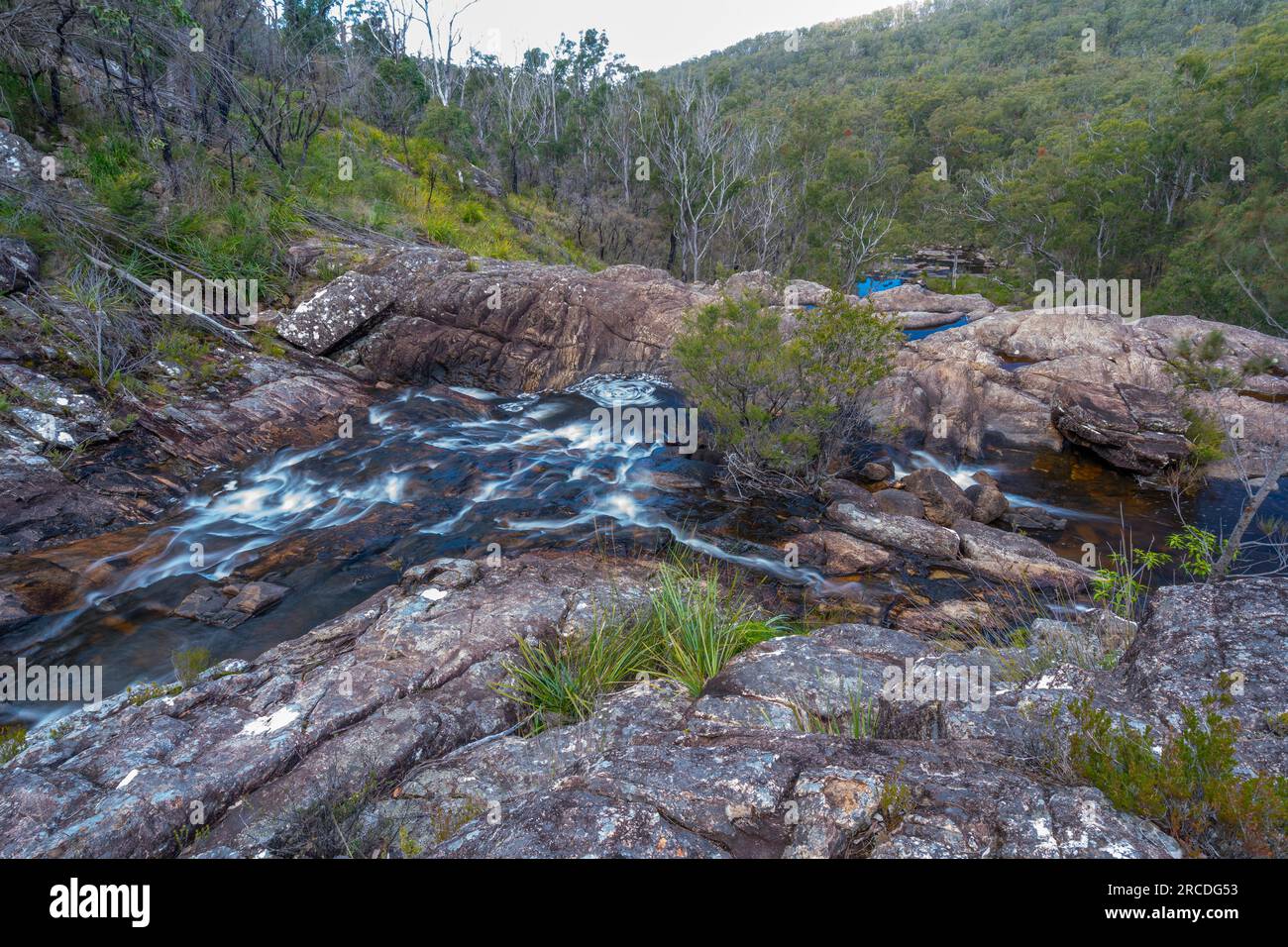 Looking down valley from top of Basket Swamp Waterfall, Basket Swamp