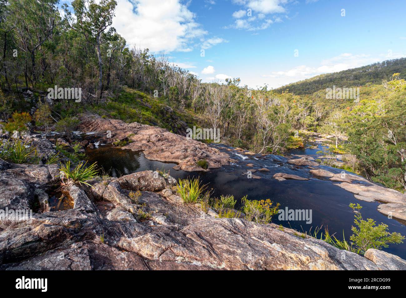 Looking down valley from top of Basket Swamp Waterfall, Basket Swamp