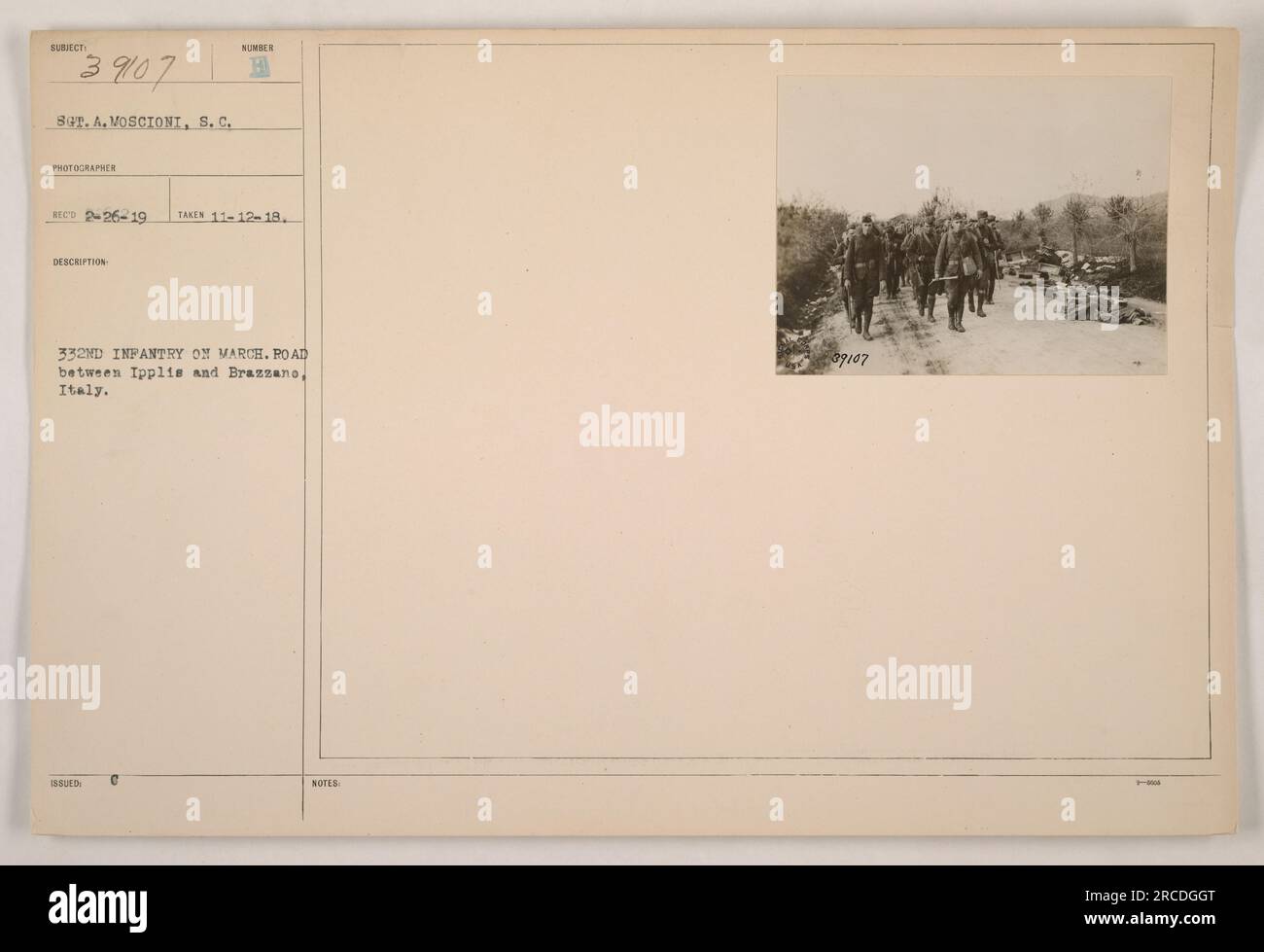332nd infantry regiment hi-res stock photography and images - Alamy