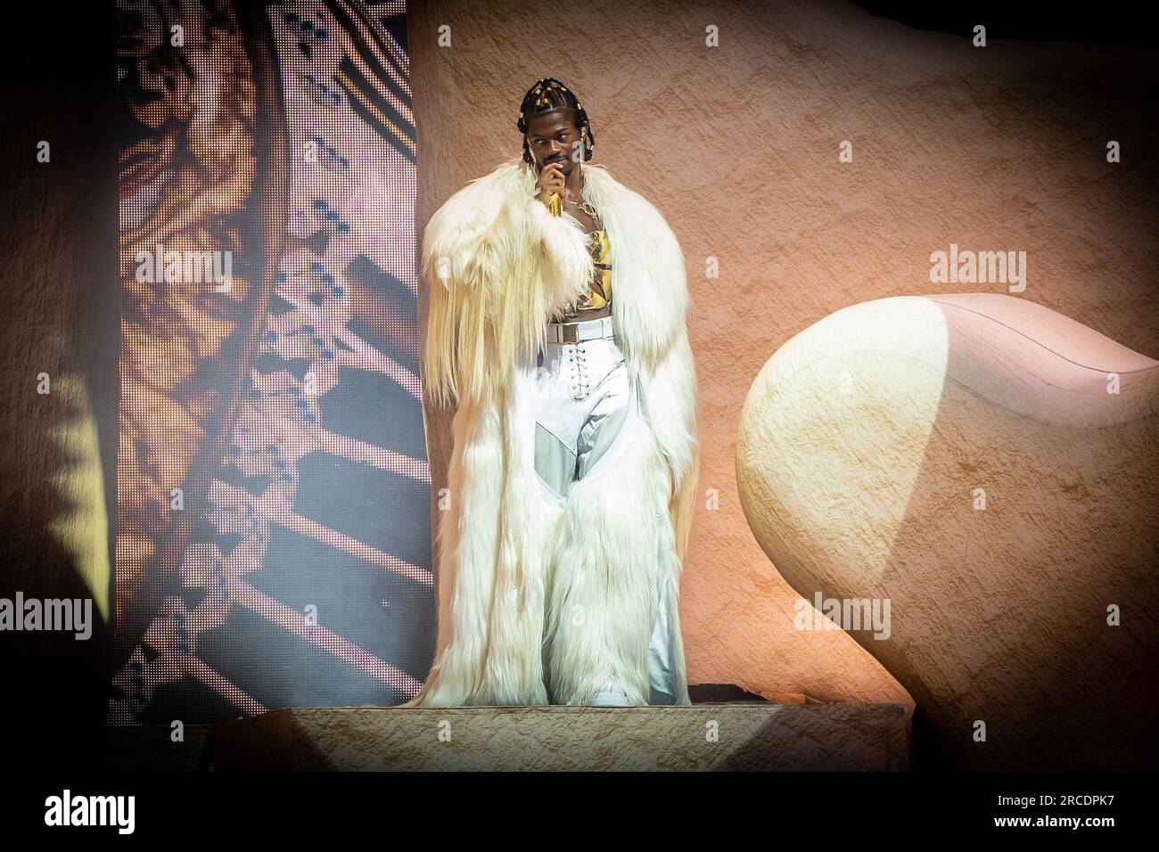 Tonsberg, Norway. 12th, July 2023. The American rapper Lil Nas X ...