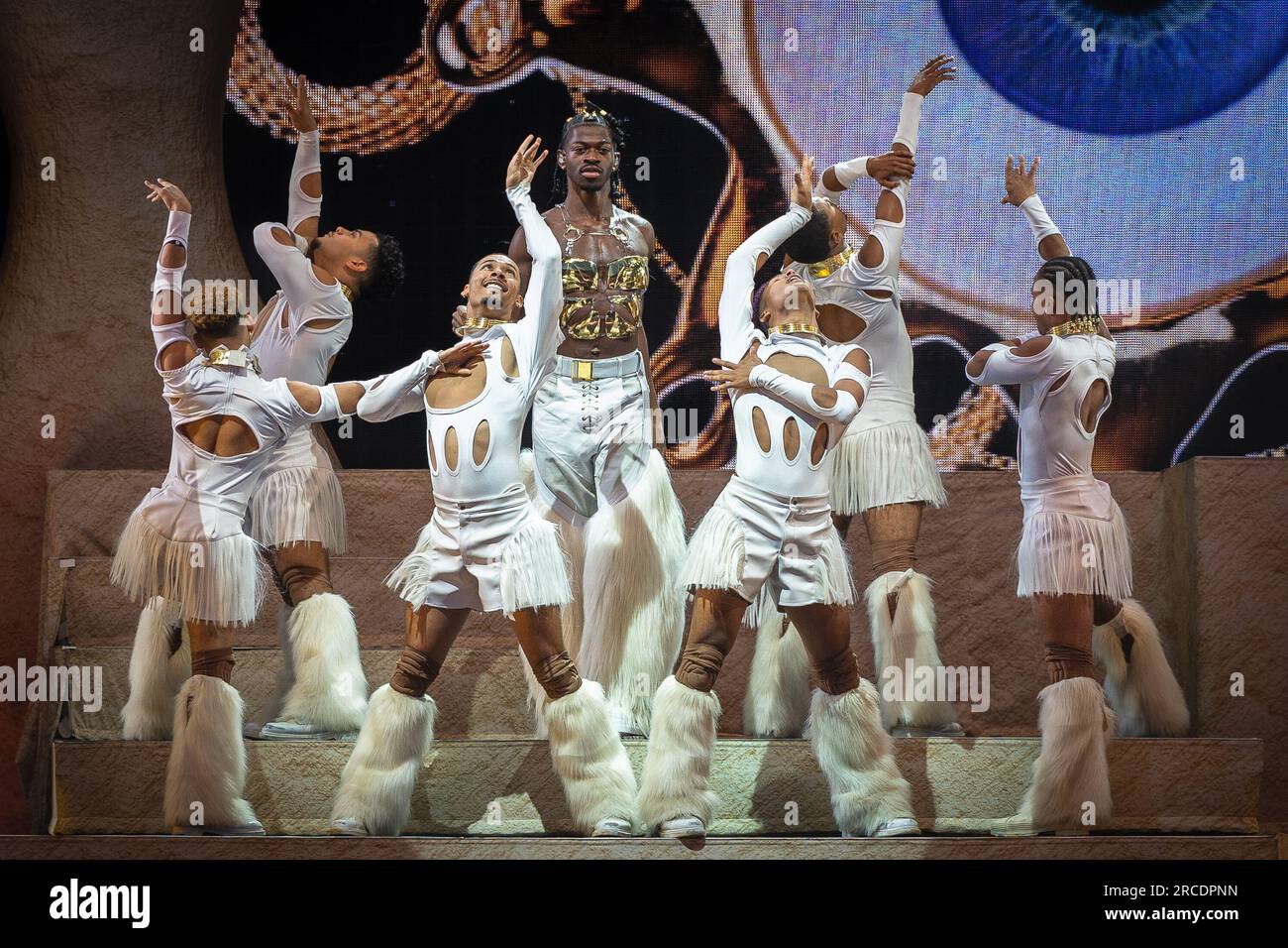 Tonsberg, Norway. 12th, July 2023. The American rapper Lil Nas X ...