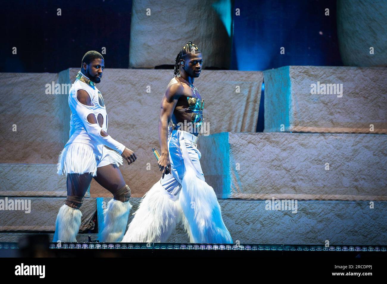 Tonsberg, Norway. 12th, July 2023. The American rapper Lil Nas X ...