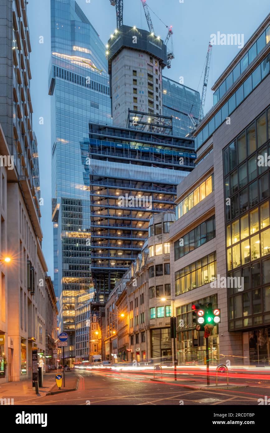 Bishopsgate, The City, London, UK Stock Photo