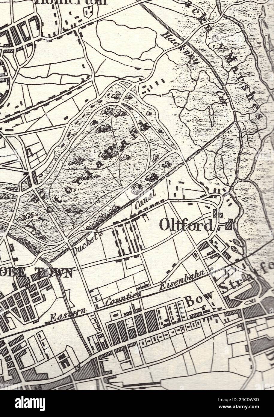 East london map 19th century hi-res stock photography and images - Alamy
