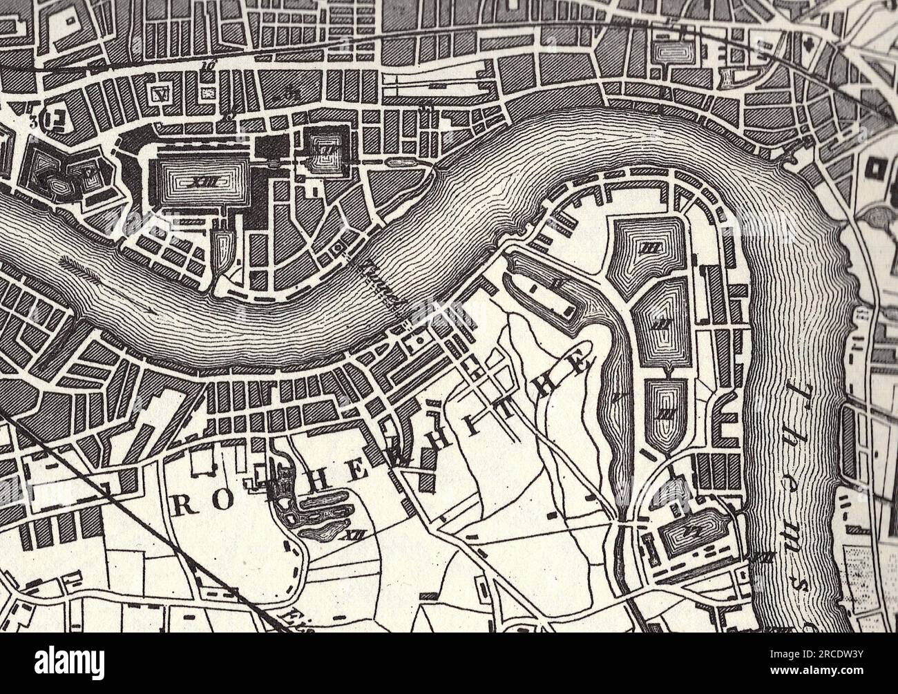 East london map 19th century hi-res stock photography and images - Alamy