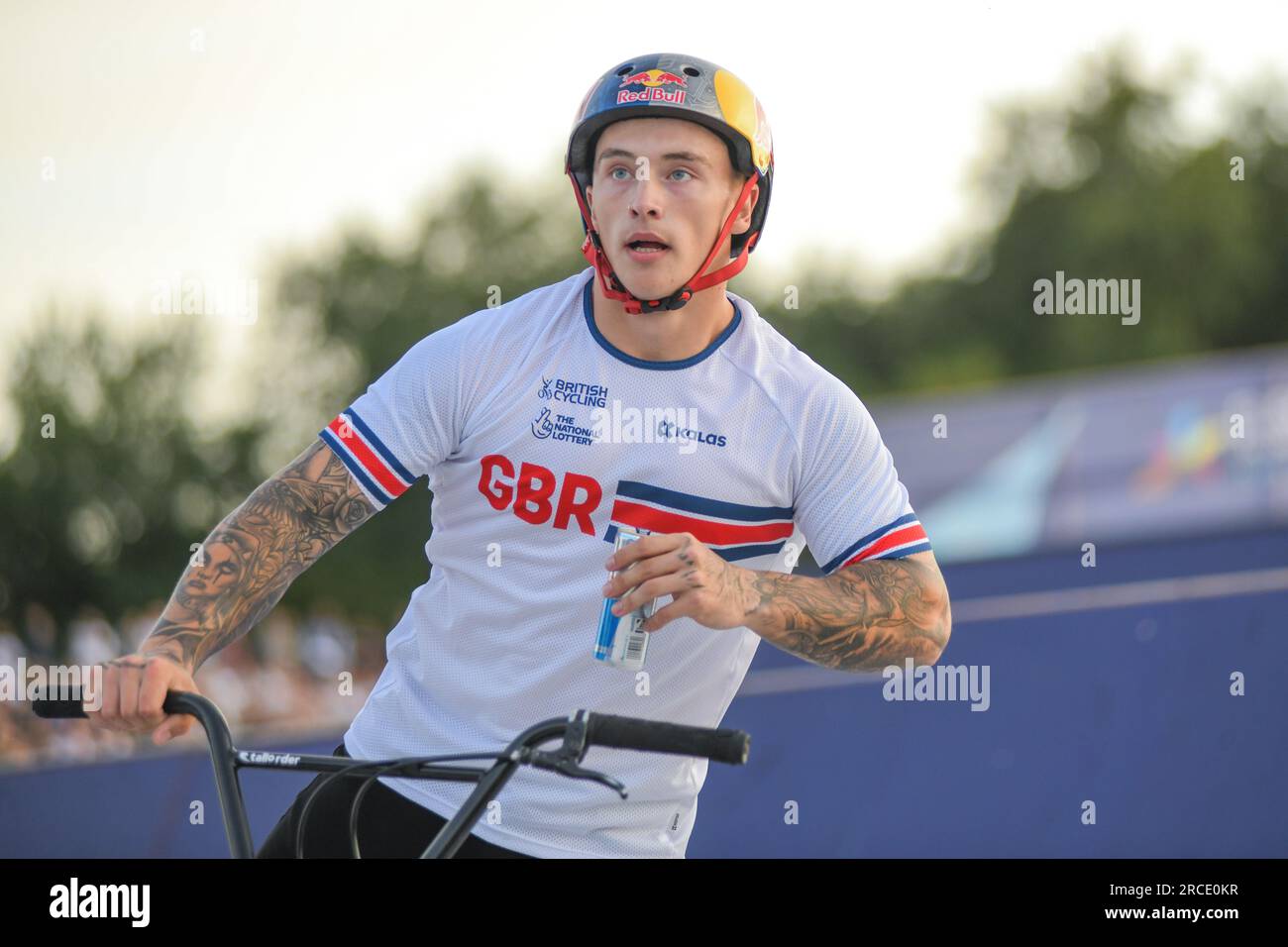 Kieran Reilly (Great Britain, silver medal). BMX Freestyle men