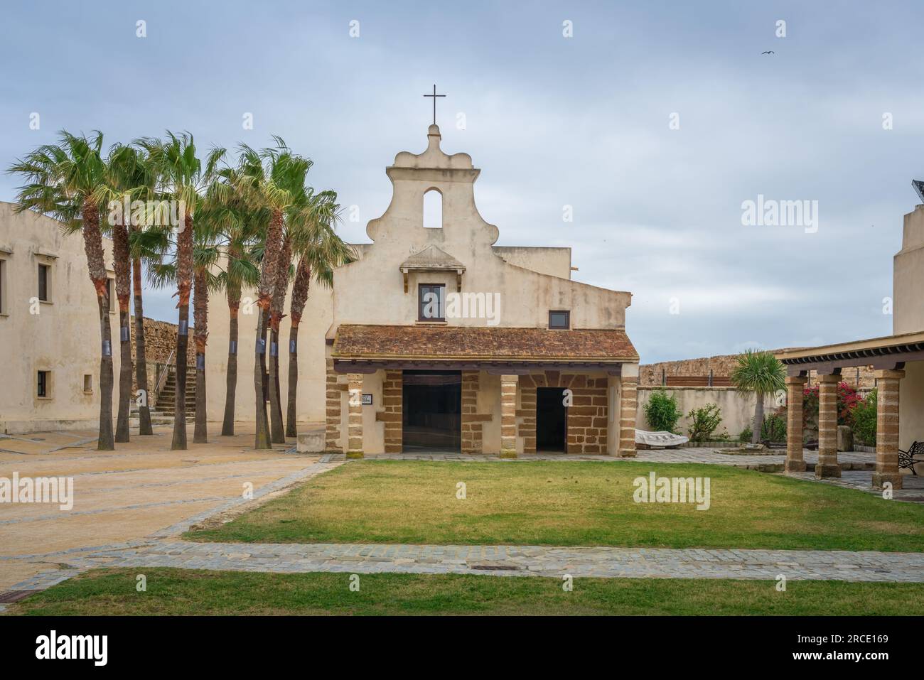 Chapel at Castle of Santa Catalina - Cadiz, Andalusia, Spain Stock Photo