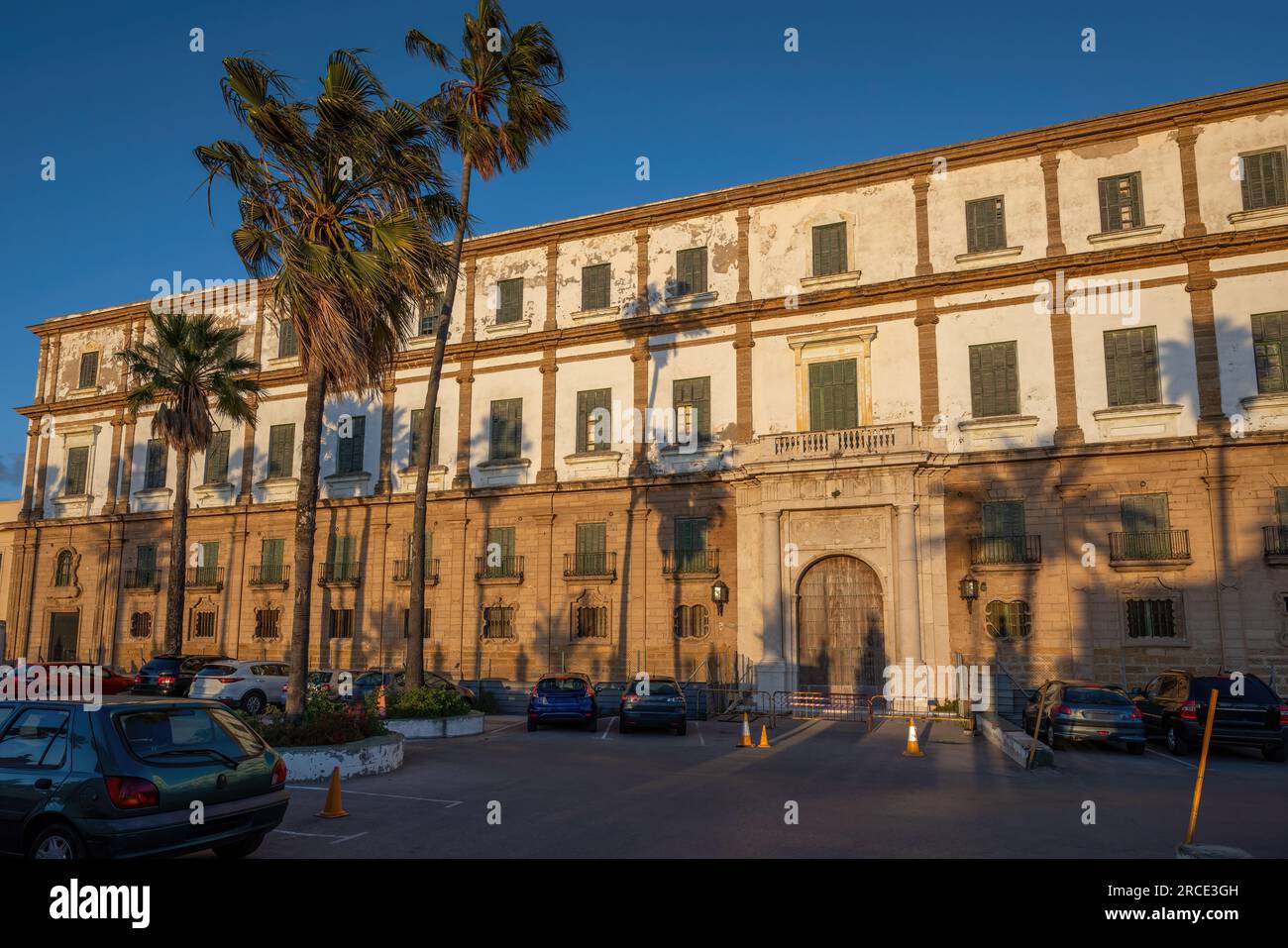 Valcarcel Building former Hospice (Antiguo Hospicio) - Cadiz, Andalusia, Spain Stock Photo