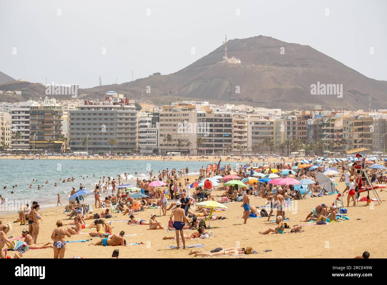 Gran Canaria, Canary Islands, Spain. 14th July 2023. Tourists, many