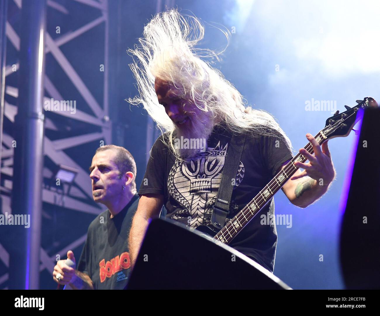 John Campbell of Lamb of God performs on day 7 of Festival d'été de
