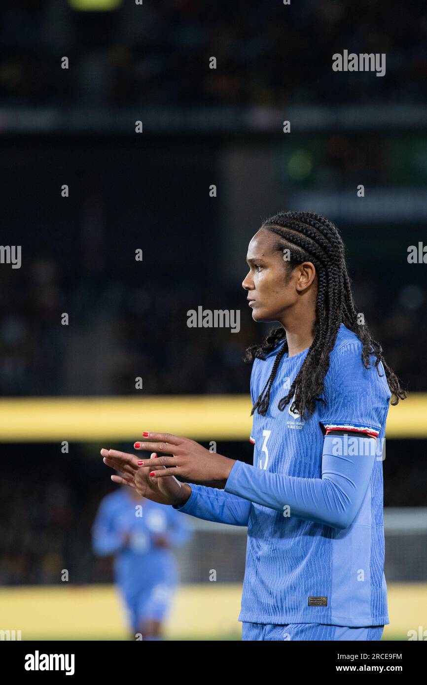 Melbourne, Australia. 14th July, 2023. Melbourne, Australia, July 14th 2023 Wendie Renard in action during a Women's International match between Australia and France at Marvel Stadium in Melbourne, Australia 2023 (Liam Ayres/SPP) Credit: SPP Sport Press Photo. /Alamy Live News Stock Photo