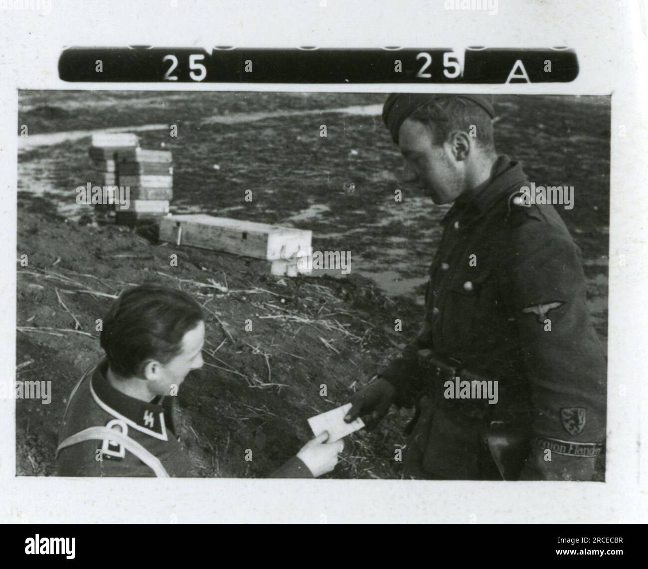 SS Photographer Fabiger, SSPanzerkorps, Narva, 1944 Daily activities