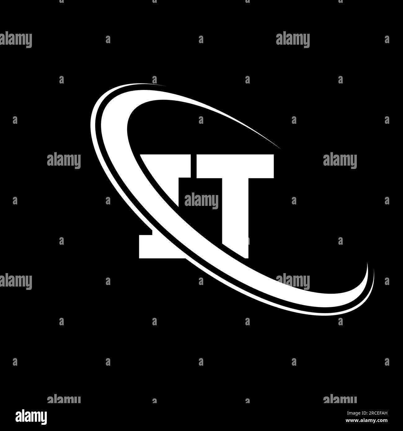 IT logo. I T design. White IT letter. IT/I T letter logo design ...
