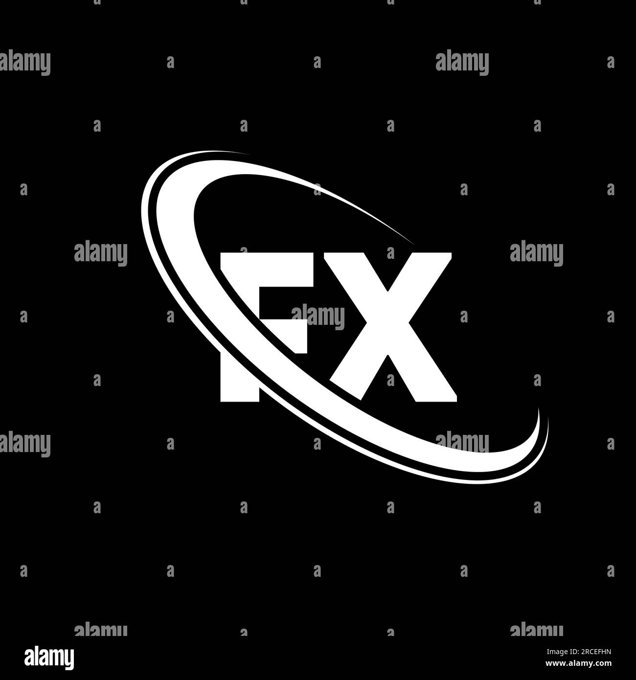 Initial Letter Fx Vector & Photo (Free Trial)