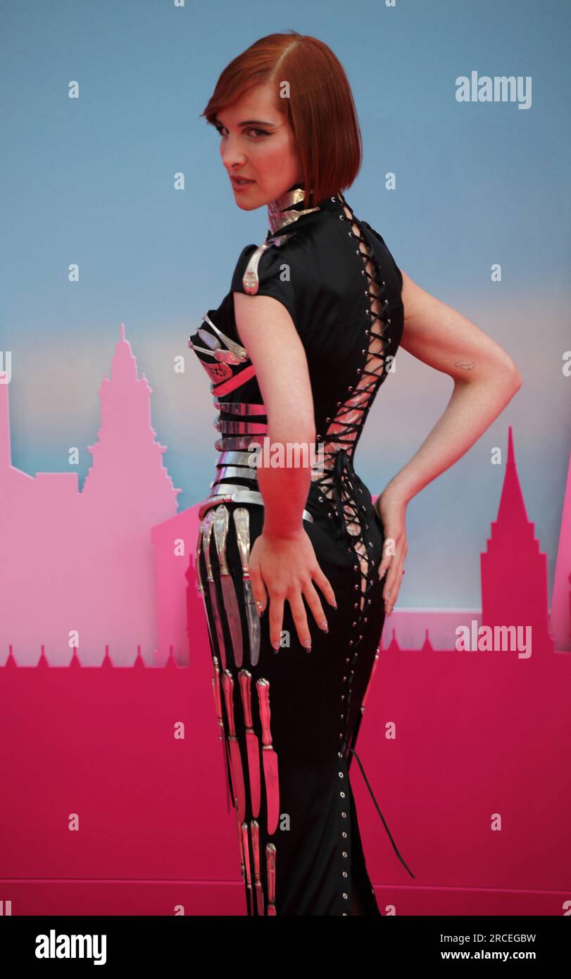 London, UK. Hari Nef at the Barbie European Premiere. Cineworld