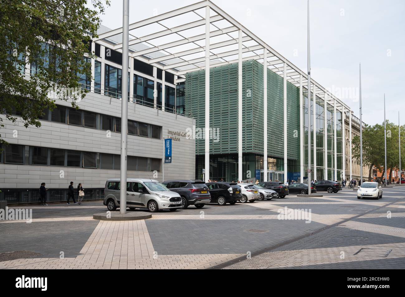 Exterior facade of Imperial College London. Exhibition Road, South ...