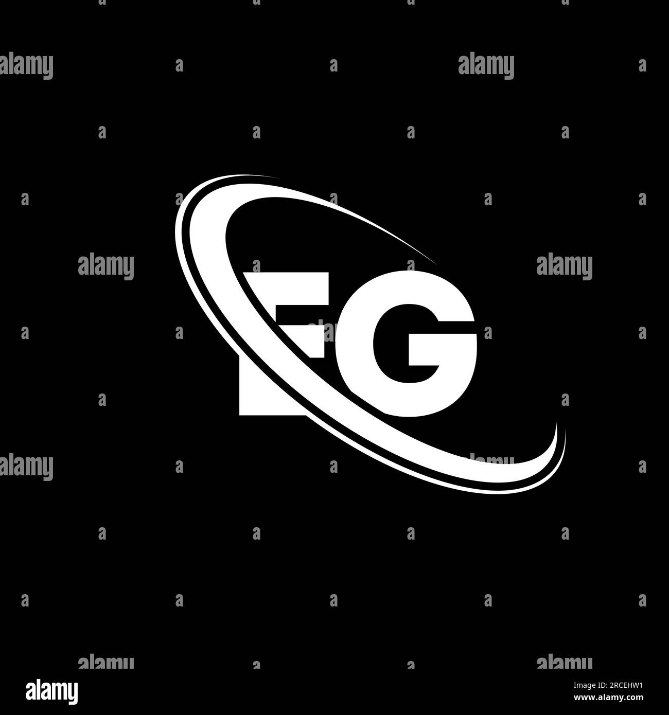 EG logo. E G design. White EG letter. EG/E G letter logo design ...
