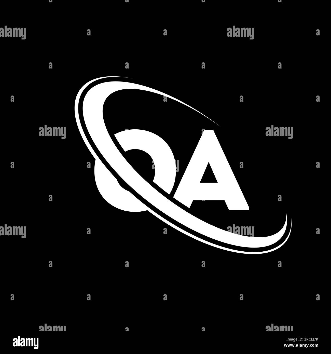 OA logo. O A design. White OA letter. OA/O A letter logo design