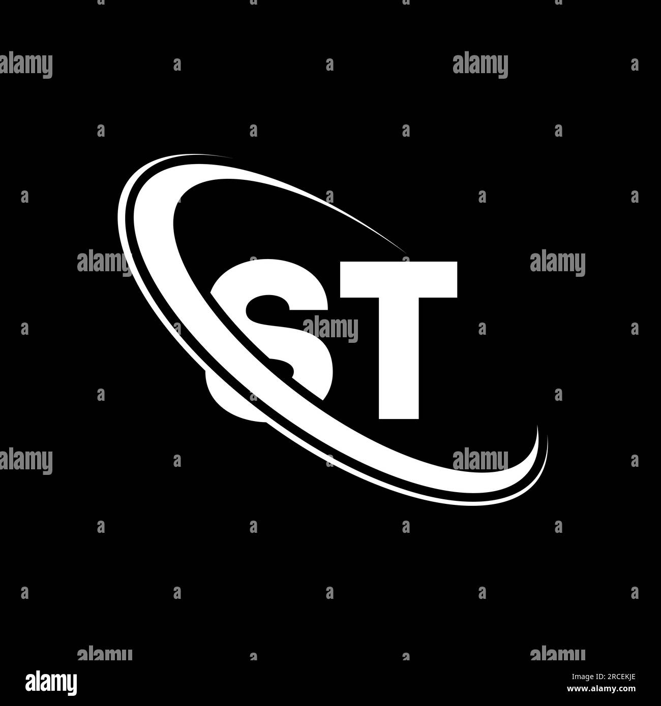 St logo s t design white st letter st s t letter logo design