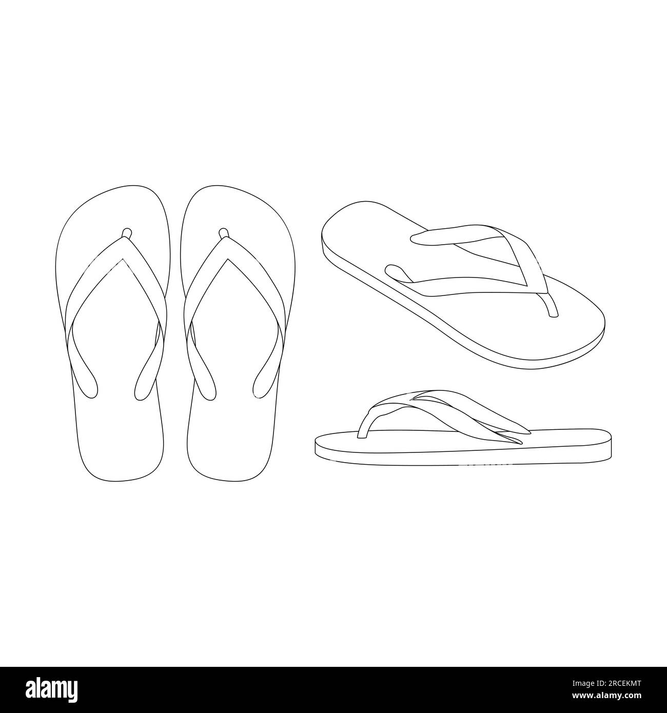 Hand drawn sketch with children's slippers. vector illustration. | CanStock