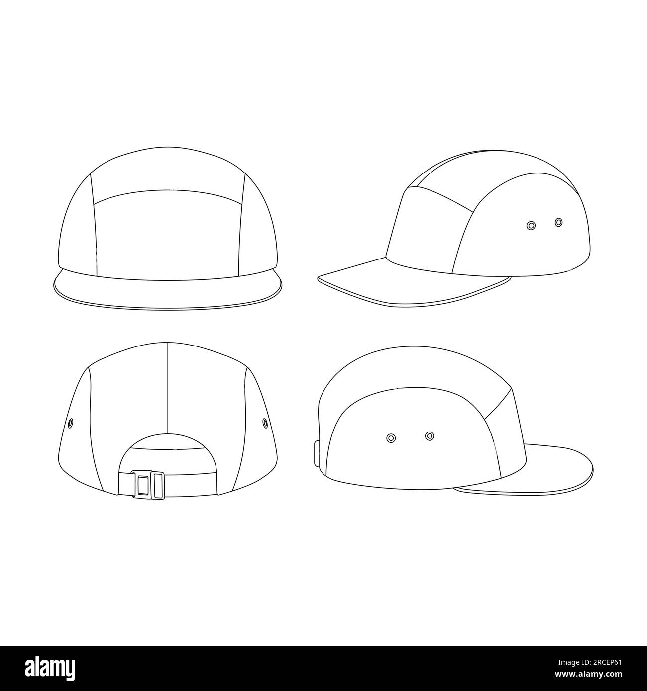 Baseball hat outline Black and White Stock Photos & Images - Alamy