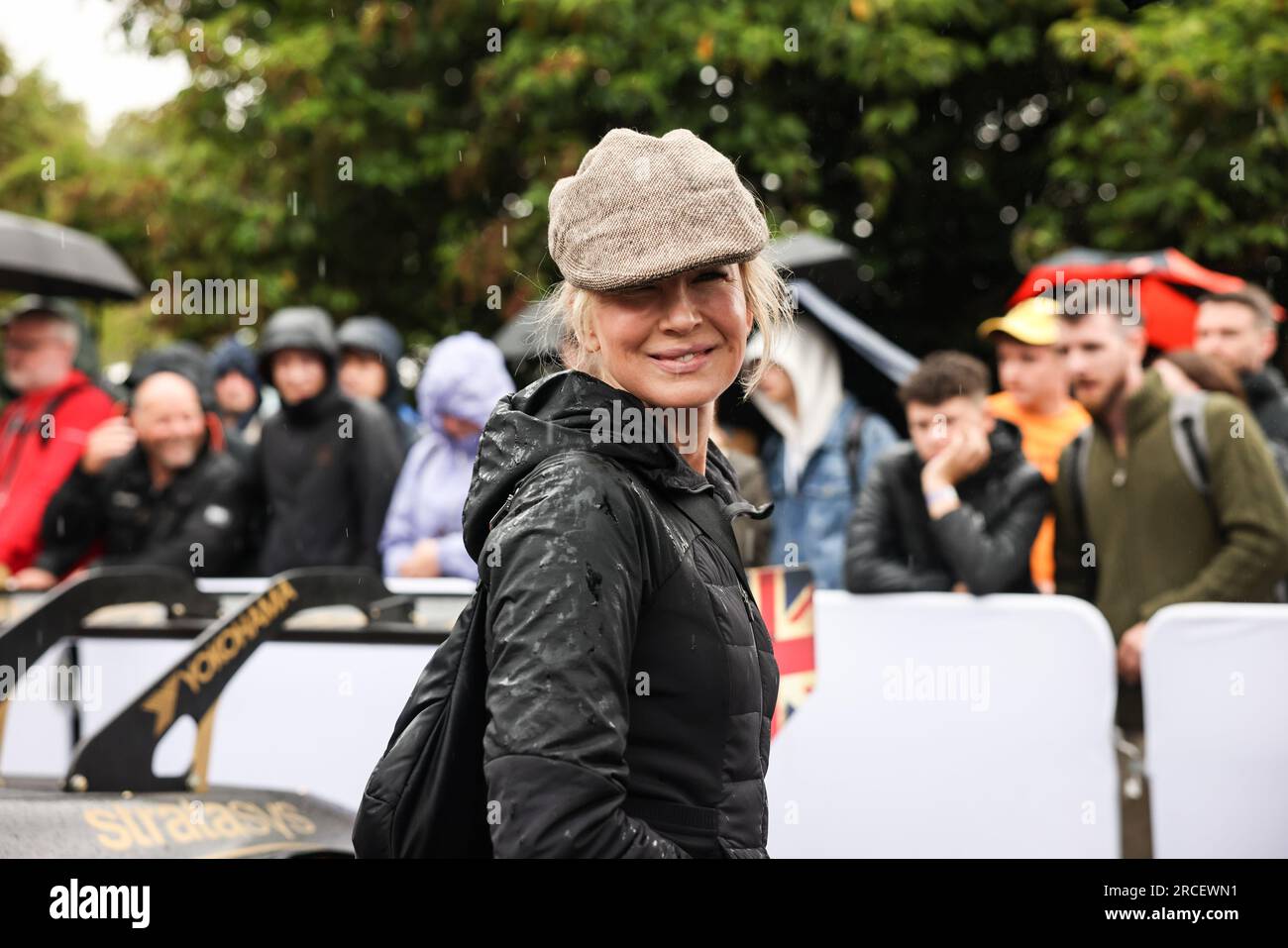 EDITORIAL USE ONLY Renee Zellweger attends the Goodwood Festival of Speed at Goodwood House in West Sussex. Picture date: Friday June 14, 2023. Stock Photo
