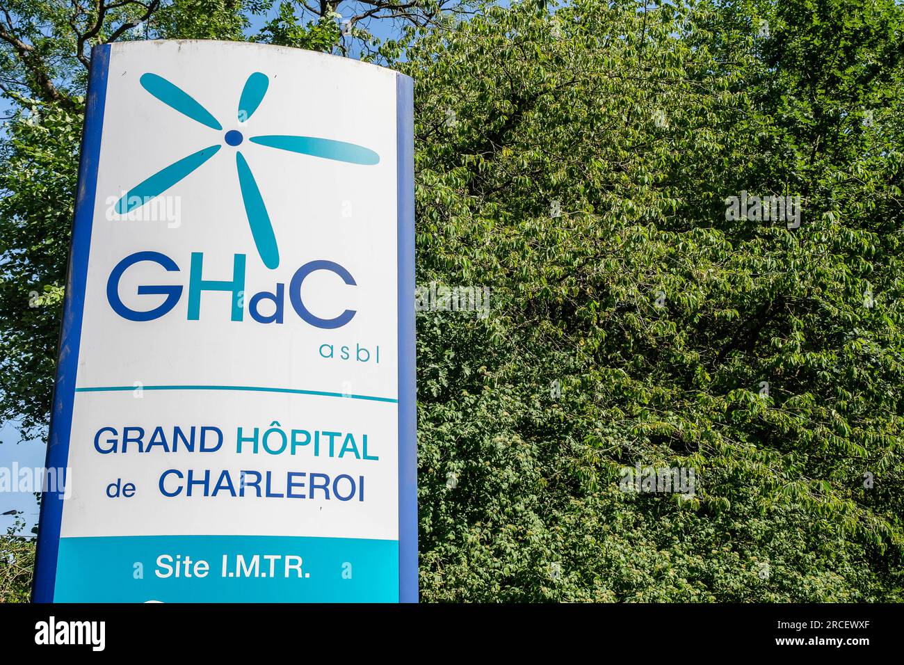 Grand Hopital de Charleroi - IMTR site | Grand Hopital de Charleroi - site de l'IMTR Stock Photo