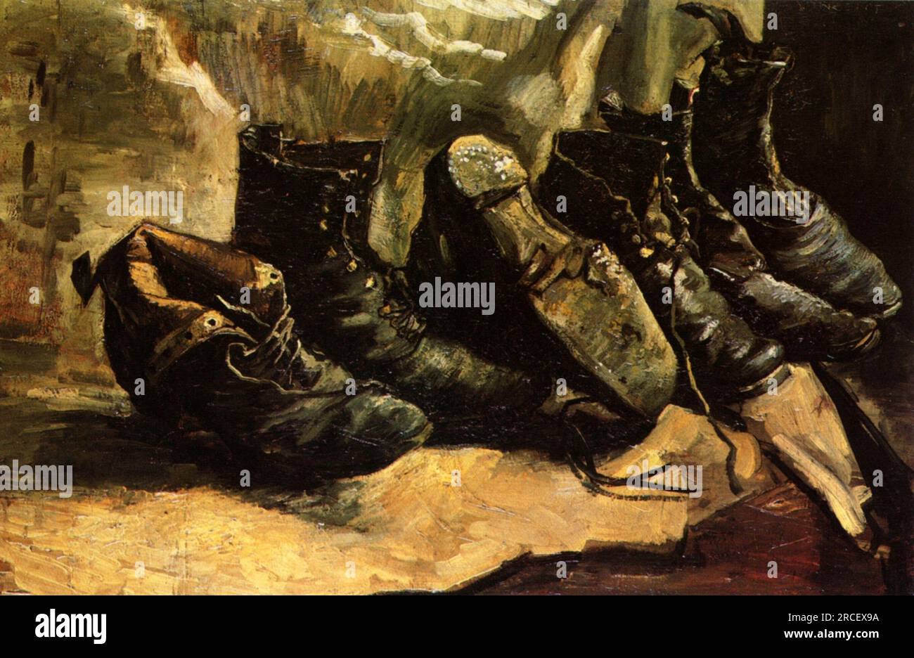 A pair of shoes van hot sale gogh analysis