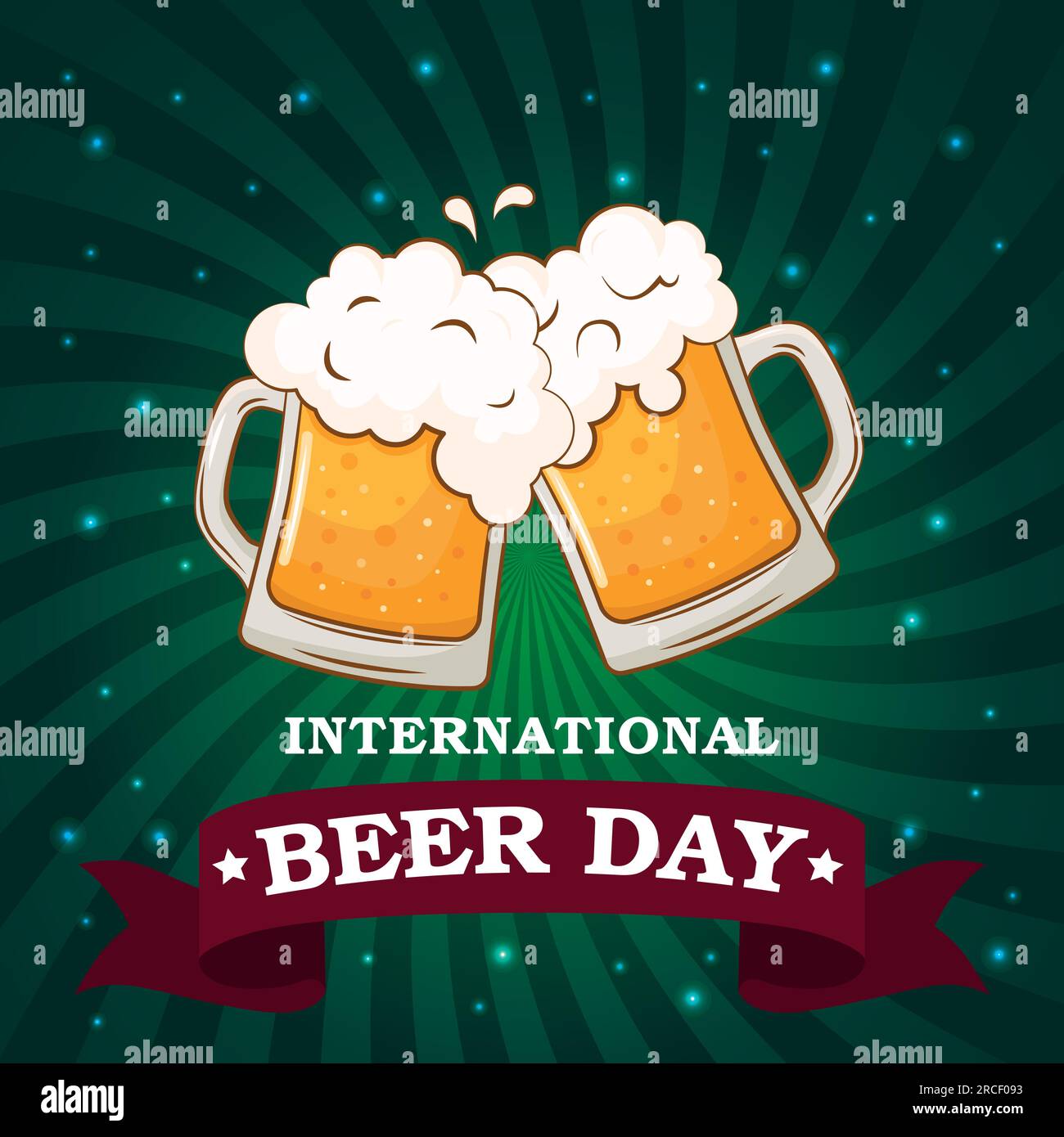 International beer day Stock Vector